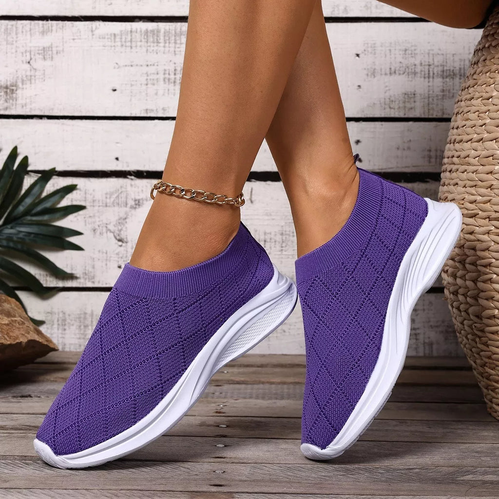 Breathable Mesh Round Toe Shoes