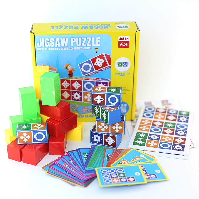 Childrens Puzzle Game Early-learning Shape-sorting Board