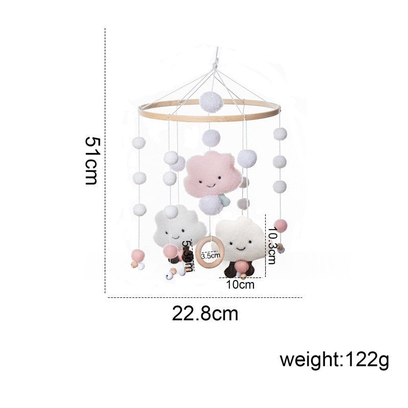 Crib Rattle Three-month-old Newborn Stroller Crib Headboard Rattle