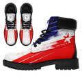 Professional thank you gifts, Personalized Texas Flag Boots, Custom Stylish Leather Boots,Unisex  Combat Boots,TB-24020029-1
