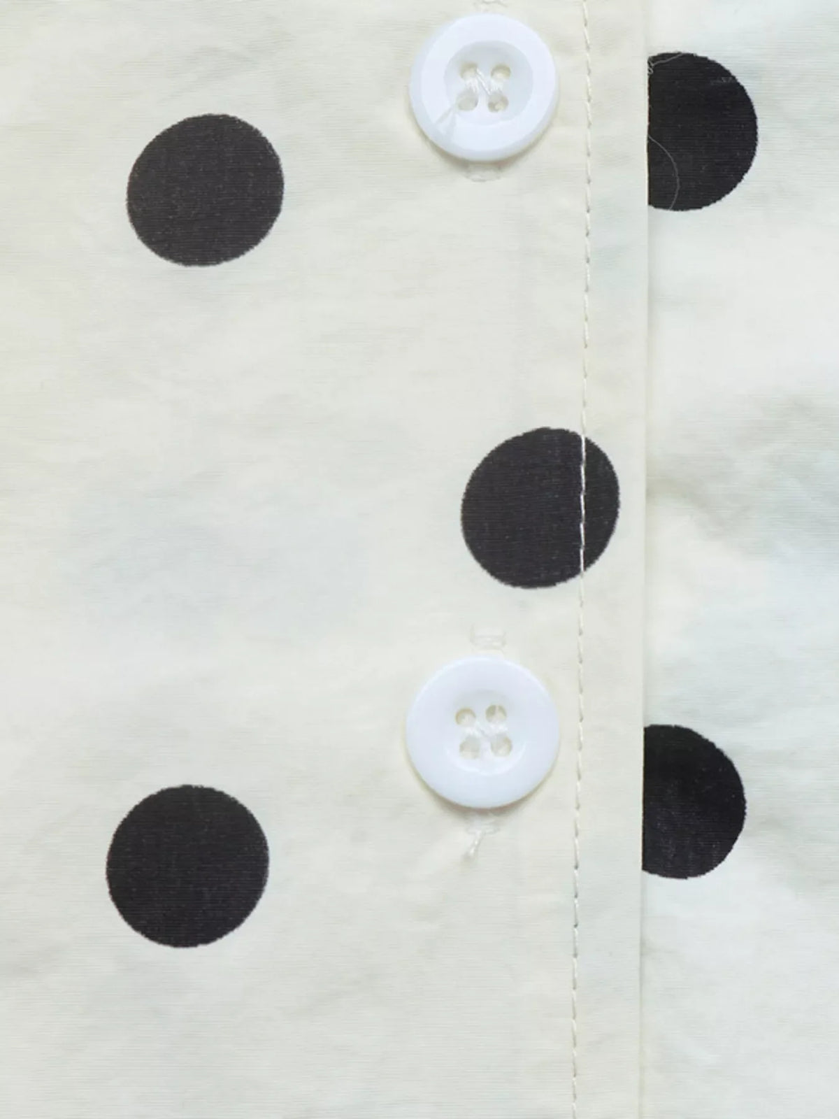 Polka Dot Stand-Collar Casual Jacket
