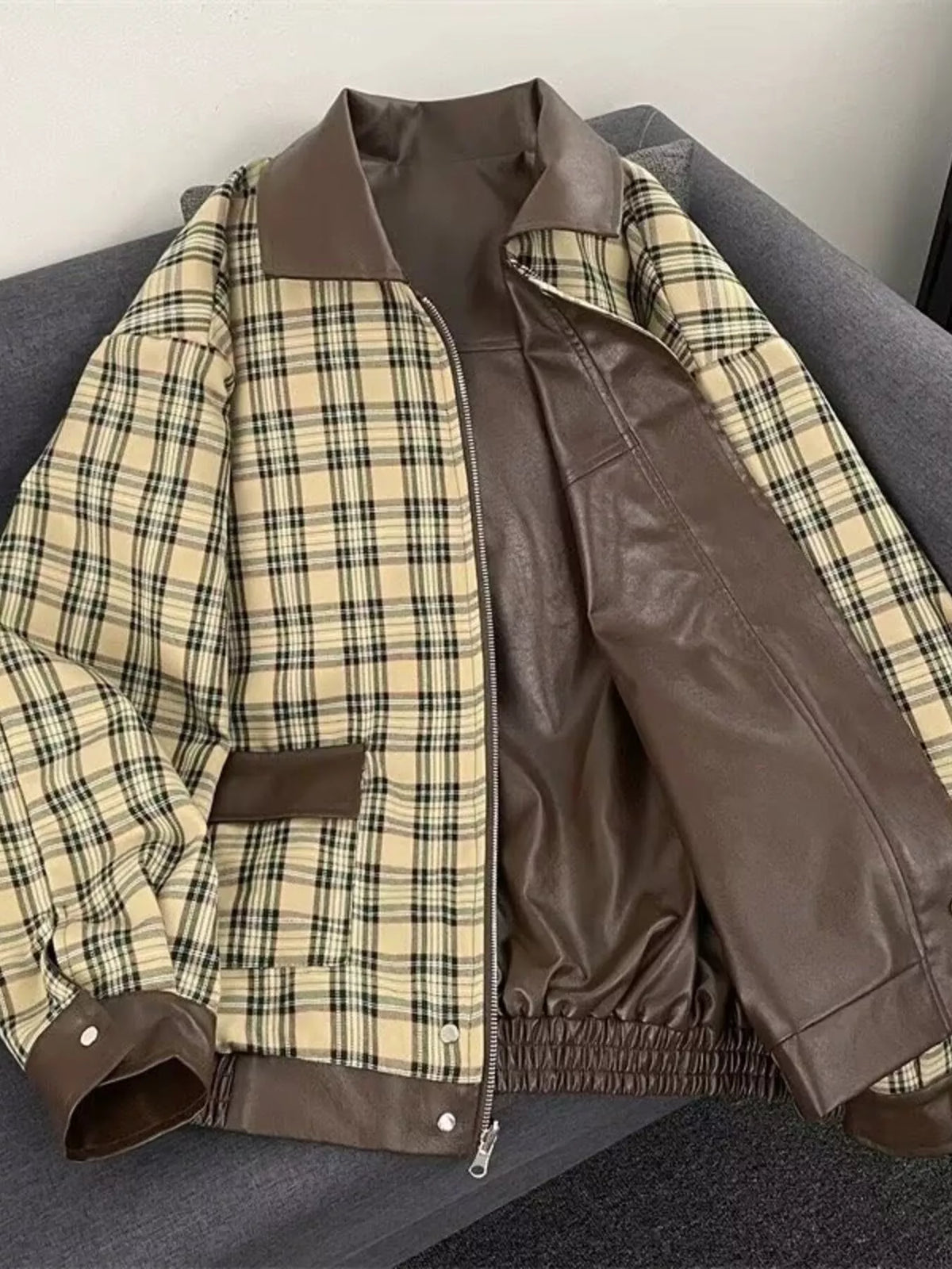 Men's Reversible Zip Up Jacket