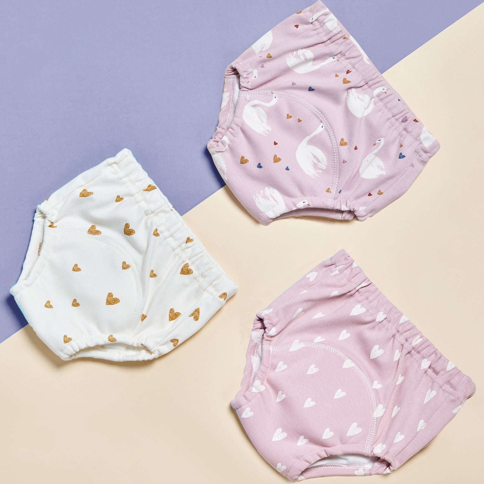 Pure Cotton Breathable Baby Training Pants Cloth Diapers