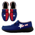 Personalized USA Flag Sneakers, Custom Stars and Stripes Loafer Shoes, Fur Lining Shoe, Pride in Comfort,FN042-24020304-5b