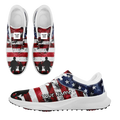 Personalized US Flag Sneakers, Custom Patriotic Shoes, Premium Golf Shoes