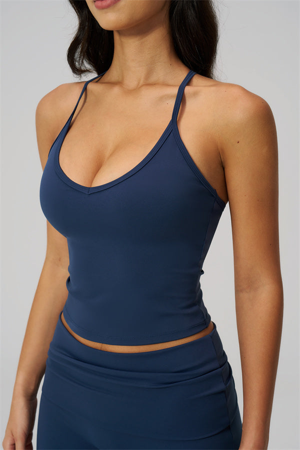 The Daring Tank Top Straight Leg Pants 2-Piece Set