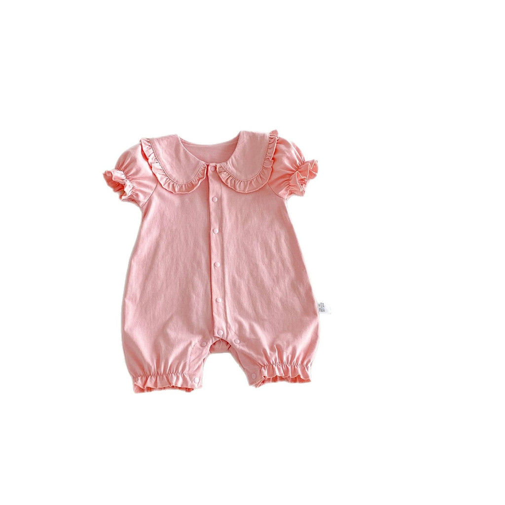Short-sleeve Shirt Bodysuit For Babies