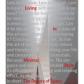 The Beauty of Space: Living in Minimal Style - Hardcover