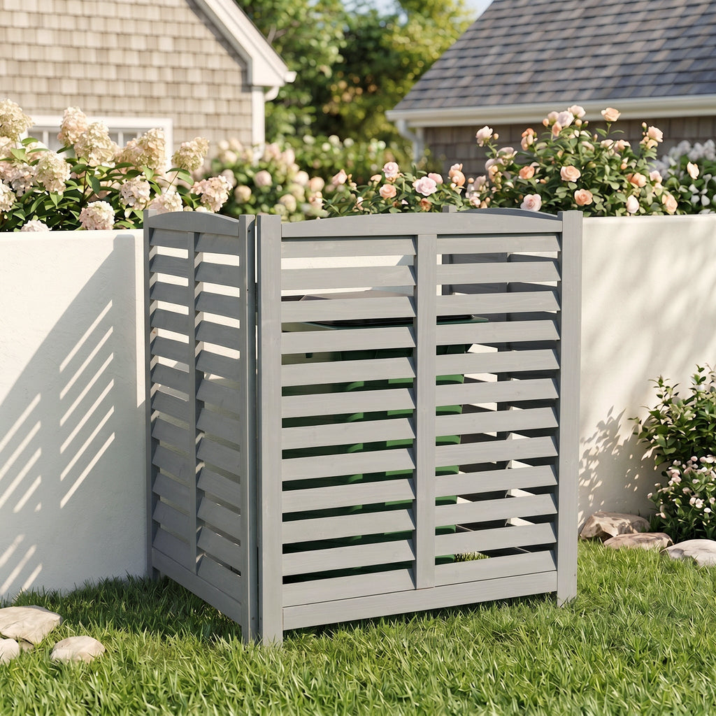 3-Panel Outdoor Air Conditioner Fence