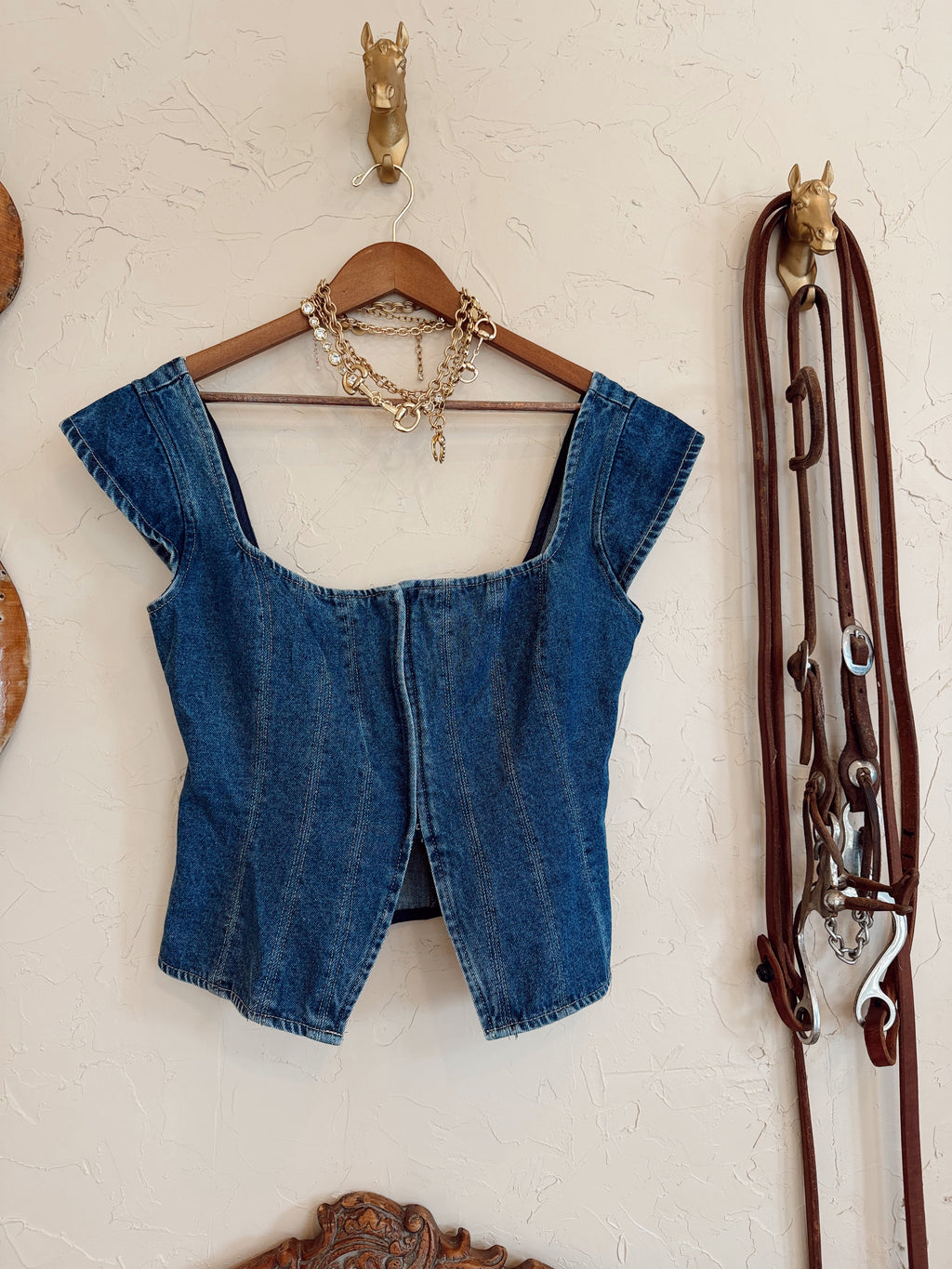 The Dunmore Denim Top