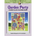 Creative Haven Garden Party Stained Glass Coloring Book - Paperback