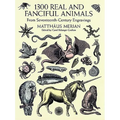 1300 Real and Fanciful Animals: From Seventeenth-Century Engravings - Paperback