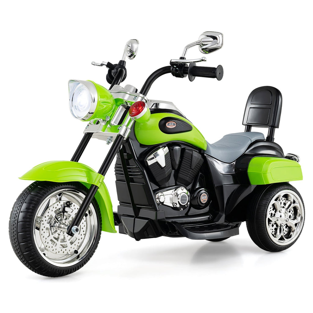 3-Wheel Electric Motorcycle Ride-On Toy for Toddlers 3+