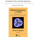Student Solutions Manual for Non Linear Dynamics and Chaos: With Applications to Physics, Biology, Chemistry, and Engineering - Paperback