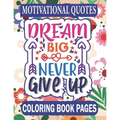 Motivational Quotes Coloring Book - Paperback