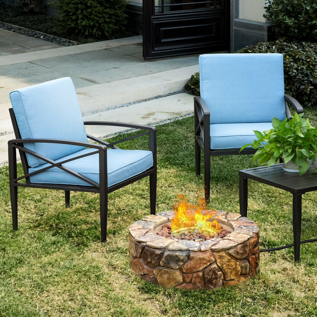 28 Inch Propane Gas Fire Pit