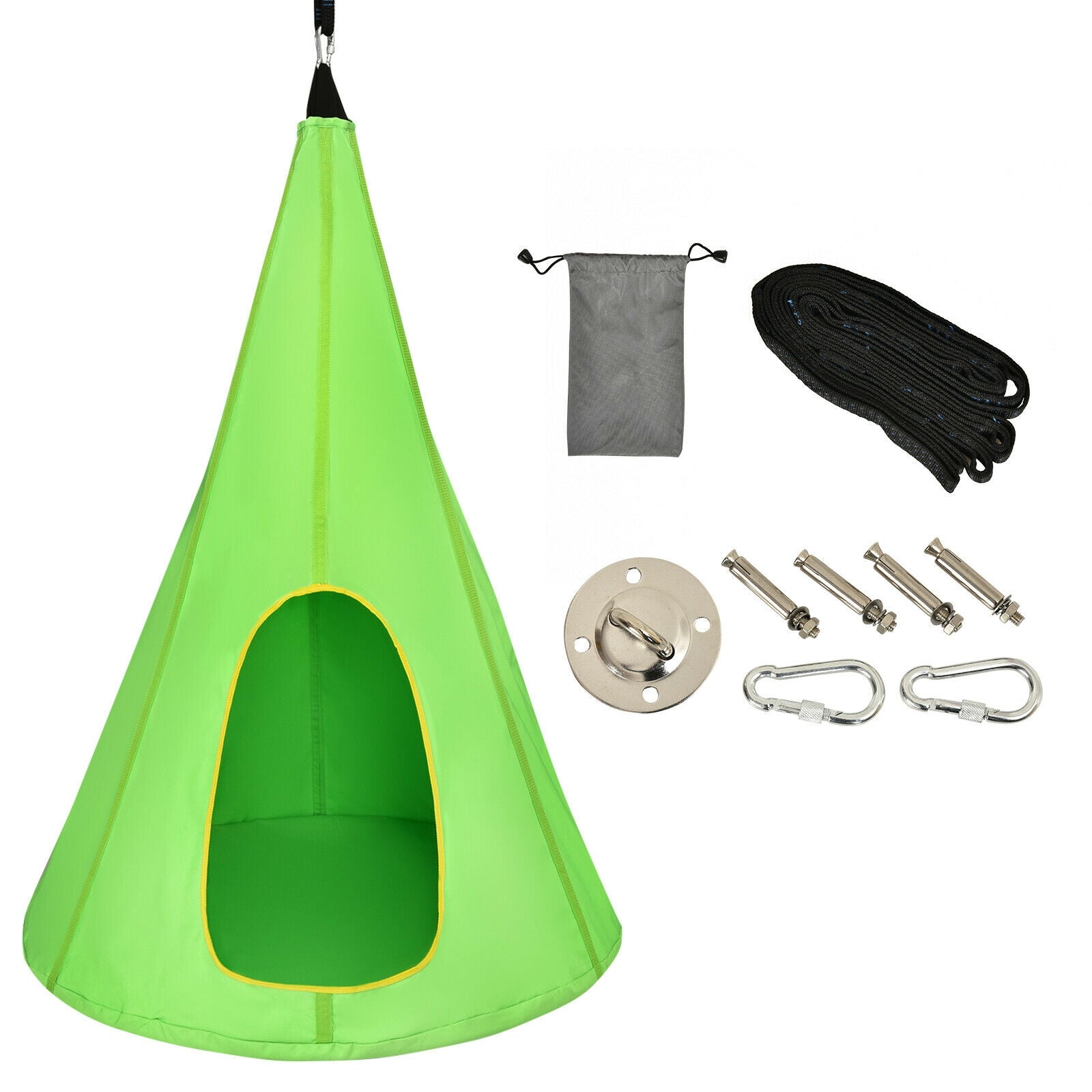 40 Inch Kids Nest Swing Chair Hanging Hammock Seat for Indoor Outdoor