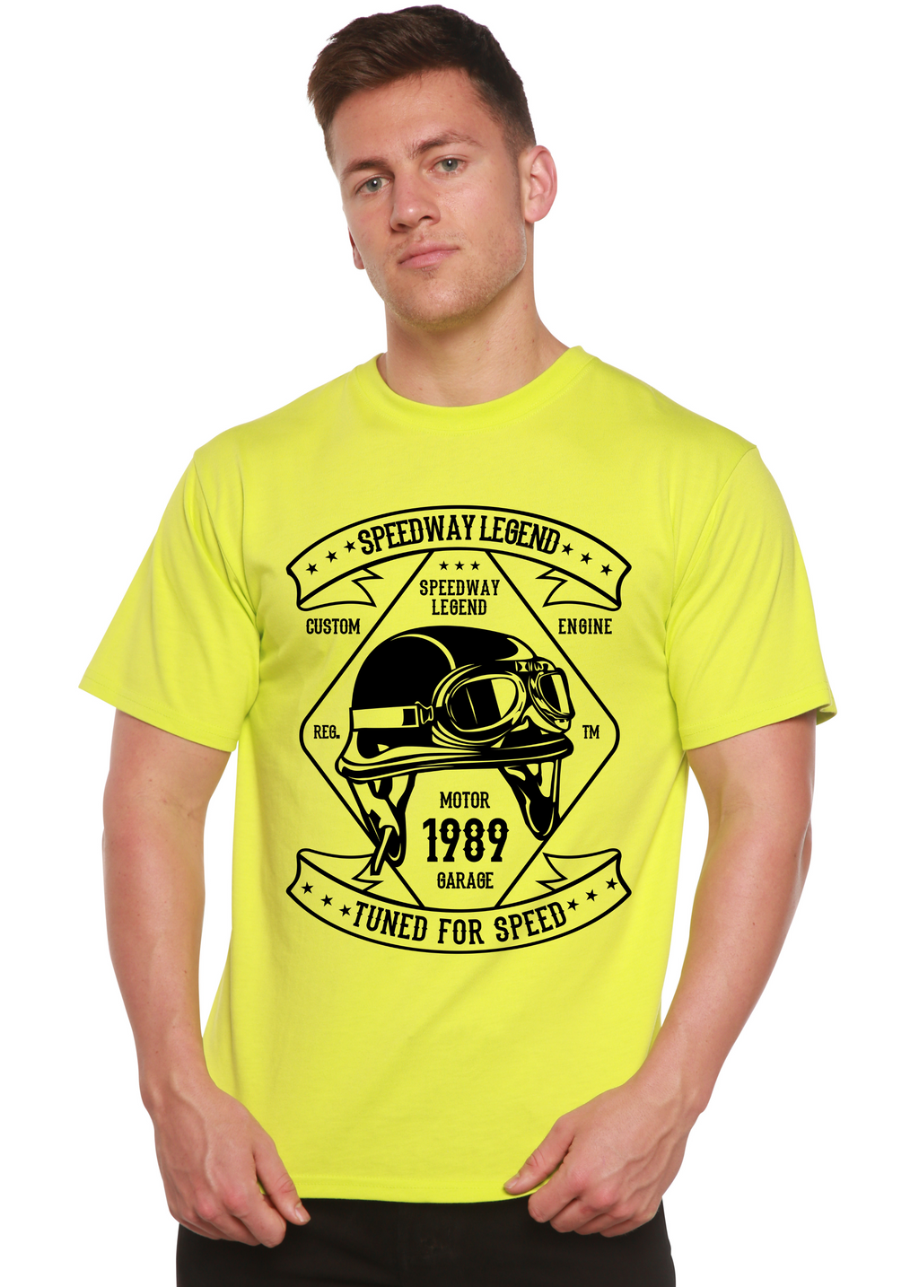 Speedway Legend Spun Bamboo® Men's Bamboo Viscose/Organic Cotton Short Sleeve Graphic T-Shirt