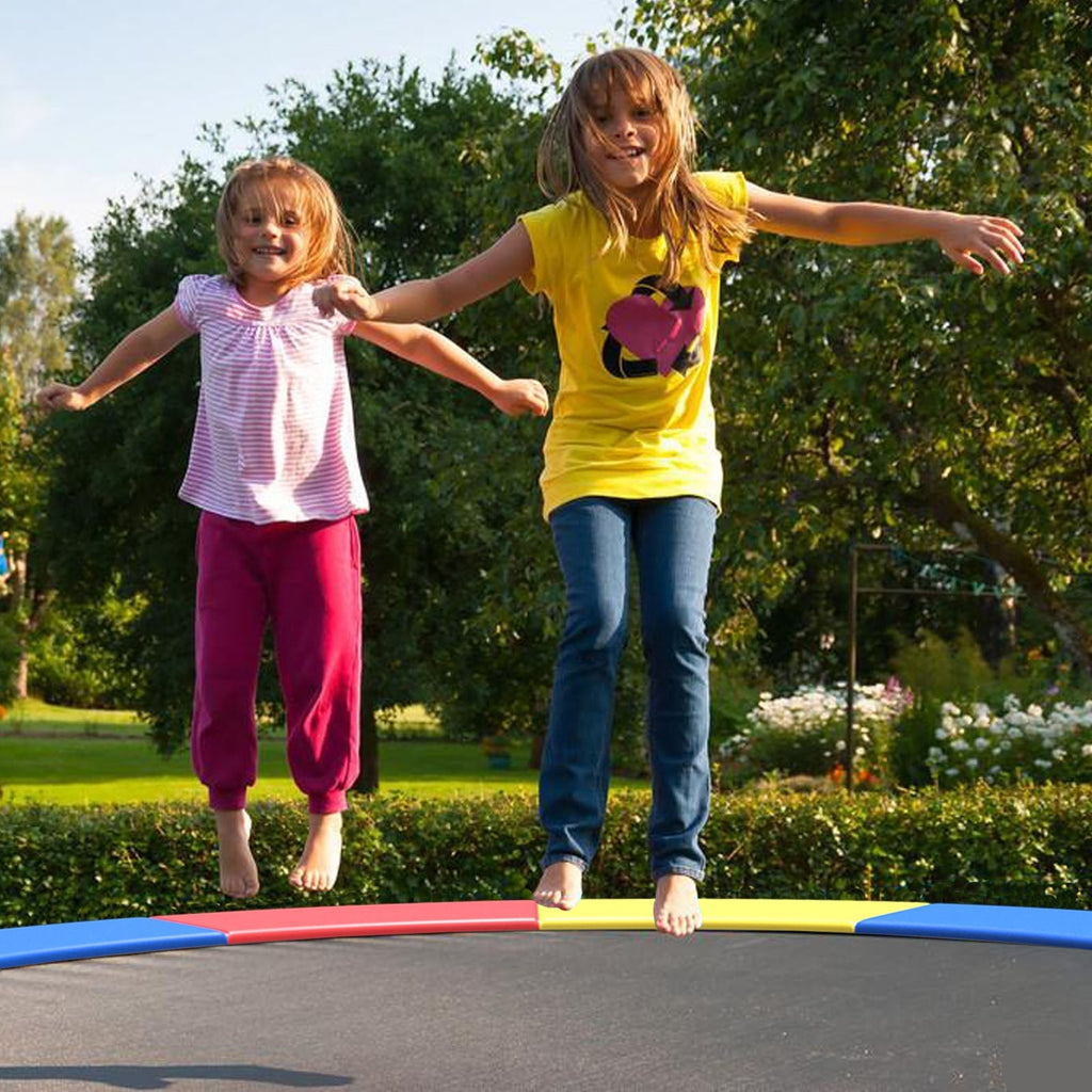 8/10/12/14/15/16 Feet Universal Trampoline Spring Cover-Multicolor
