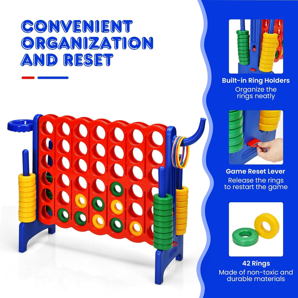 2.5Ft 4-to-Score Giant Game Set-Green