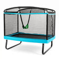 6 FT Kids Trampoline with Swing and Safety Enclosure Net
