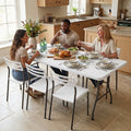 6 FT Fold-in-Half Camping Table with Carrying Handle