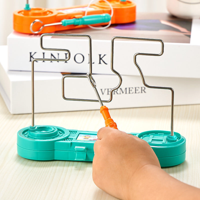 Electric Wire Maze Game Desktop Puzzle Toy For Kids Concentration Hand Eye Coordination Educational Game