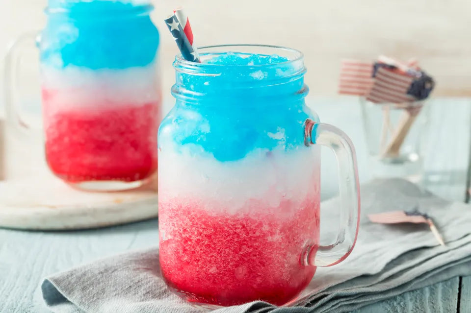 Red, White & Blue Frozen Cocktail Mix | Noble Mick's