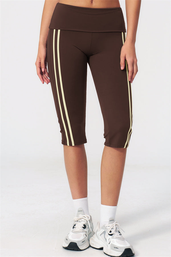 The Evoke Crop Top Capri Leggings 2-Piece Set