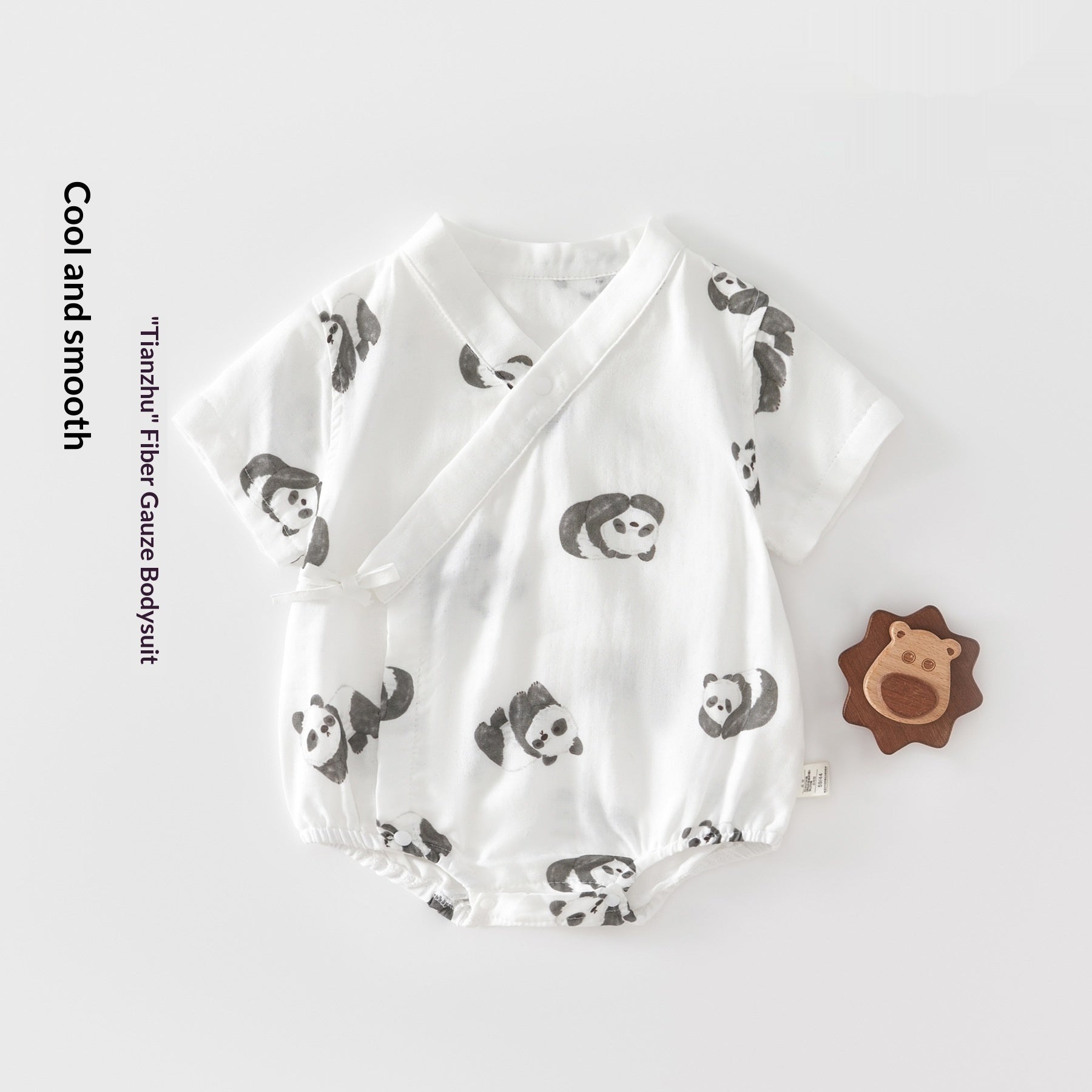Baby Bamboo Cotton Summer Outfit Triangular Romper Made Of Bamboo Fiber
