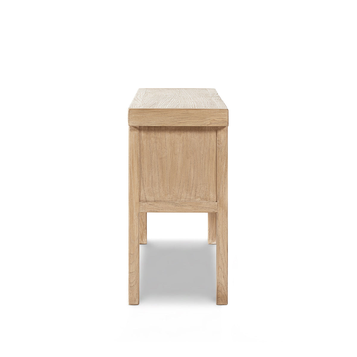 Bellamy 70" Solid 11-Drawer Table with Apothecary Storage - Heritage Light