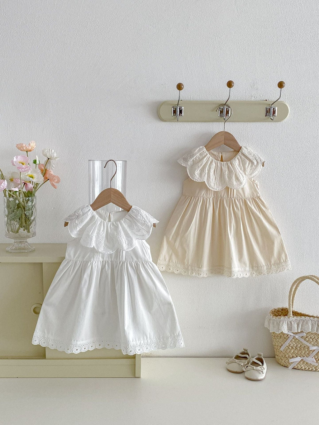 Childrens Summer Clothing Lace-trimmed Princess Dress
