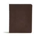 CSB Study Bible, Brown Genuine Leather: Faithful and True - Leather