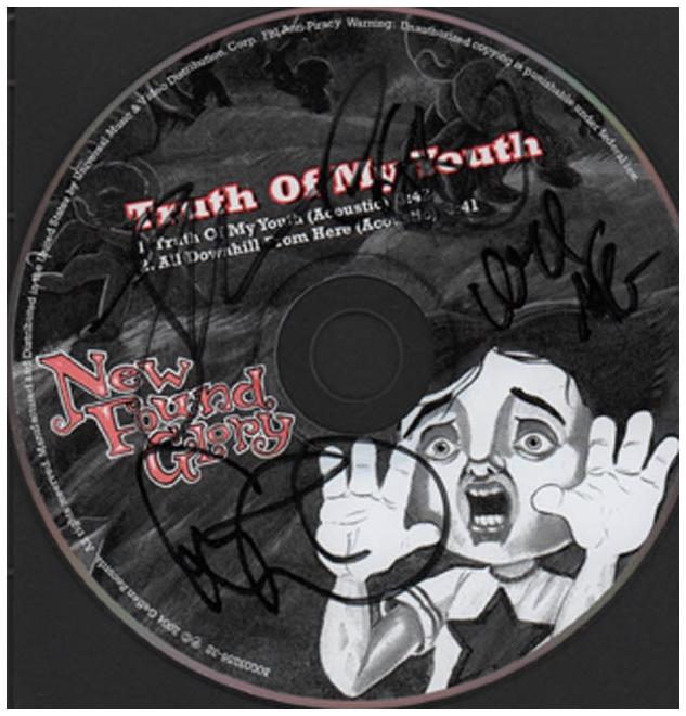 New Found Glory Signed Autographed Truth Of My Youth CD PSA LOA