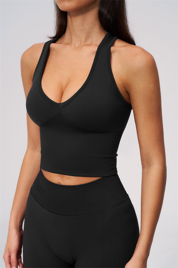 The Allure Crop Top Capri Leggings 2-Piece Set
