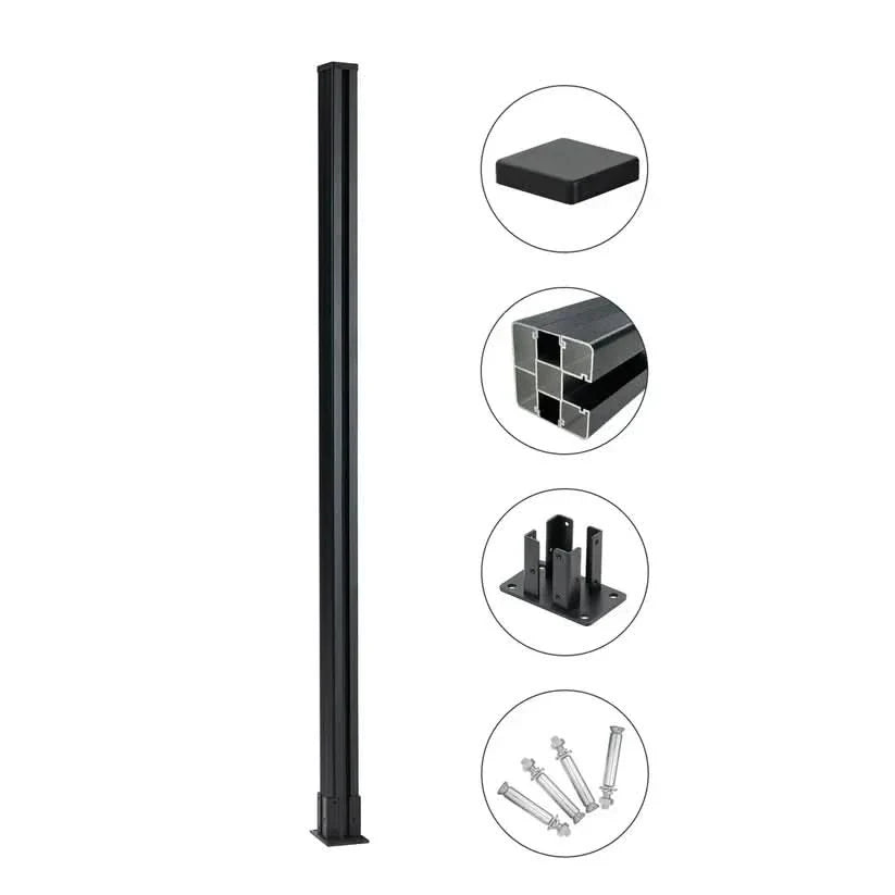 6 Ft Above Ground Fence Post - Set of 1