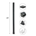 6 Ft Above Ground Fence Post - Set of 1