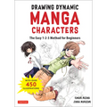 Drawing Dynamic Manga Characters: The Easy 1-2-3 Method for Beginners - Paperback