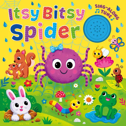 Itsy Bitsy Spider: 1-Button Sound Book - Hardcover