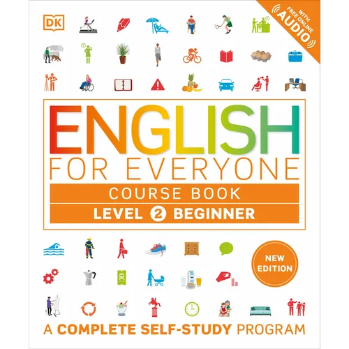 English for Everyone Course Book Level 2 Beginner: A Complete Self-Study Program - Hardcover