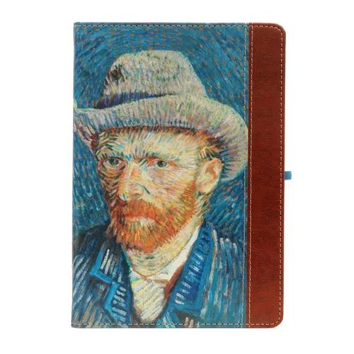 Van Gogh Self-Portrait with Grey Felt Hat Journal - Hardcover