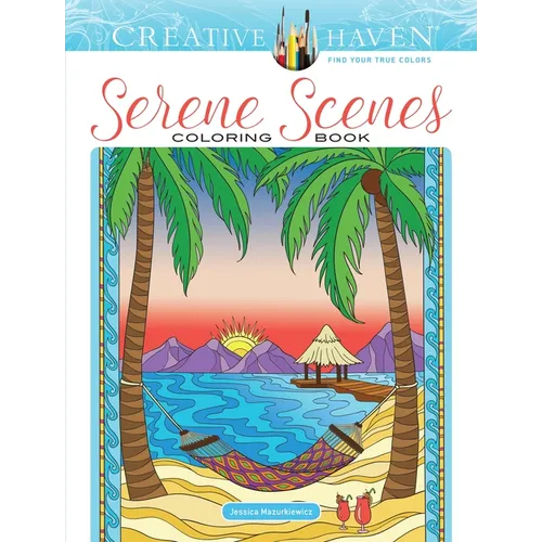 Creative Haven Serene Scenes Coloring Book - Paperback