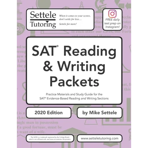 SAT Reading & Writing Packets (2020 Edition): Practice Materials and Study Guide for the SAT Evidence-Based Reading and Writing Sections - Paperback
