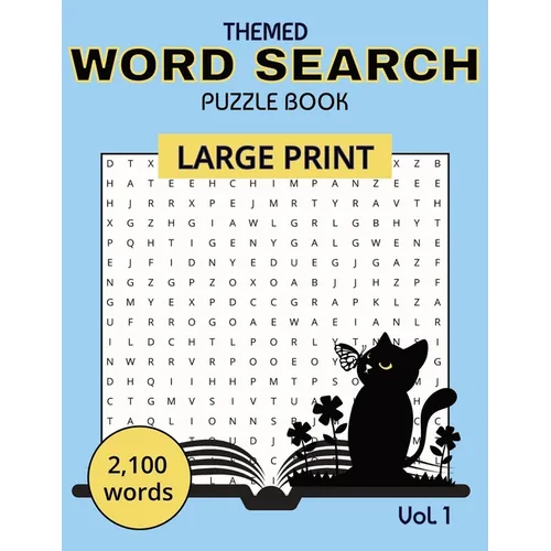 Themed Word Search Puzzle Book Vol. 1 - Paperback