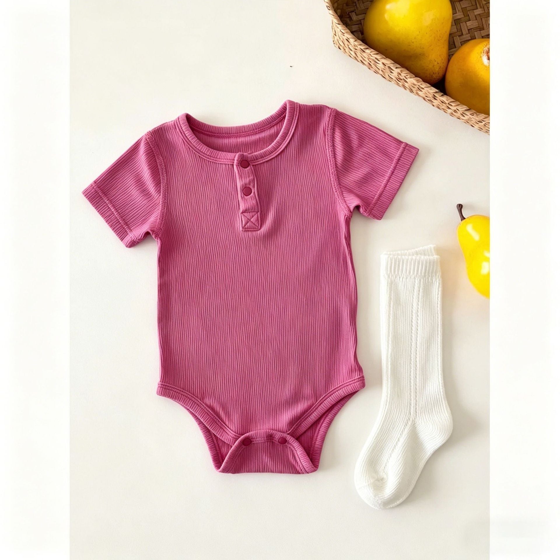 Breathable And Comfortable Newborn Onesie