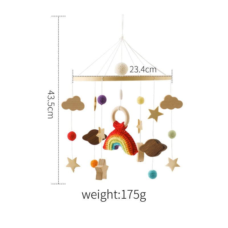 Crib Rattle Three-month-old Newborn Stroller Crib Headboard Rattle