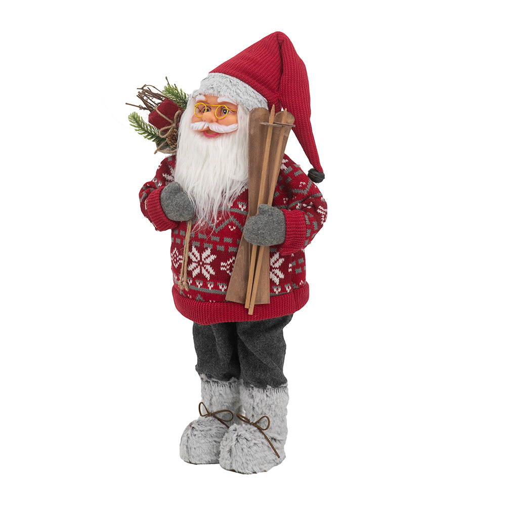 10.6X7.5X23.6" Standing Santa