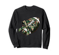 Camo Football Coquette Bow Football Mom Sweatshirt - Unique Graphic Unisex
