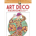 Creative Haven Art Deco Fashions Coloring Book - Paperback