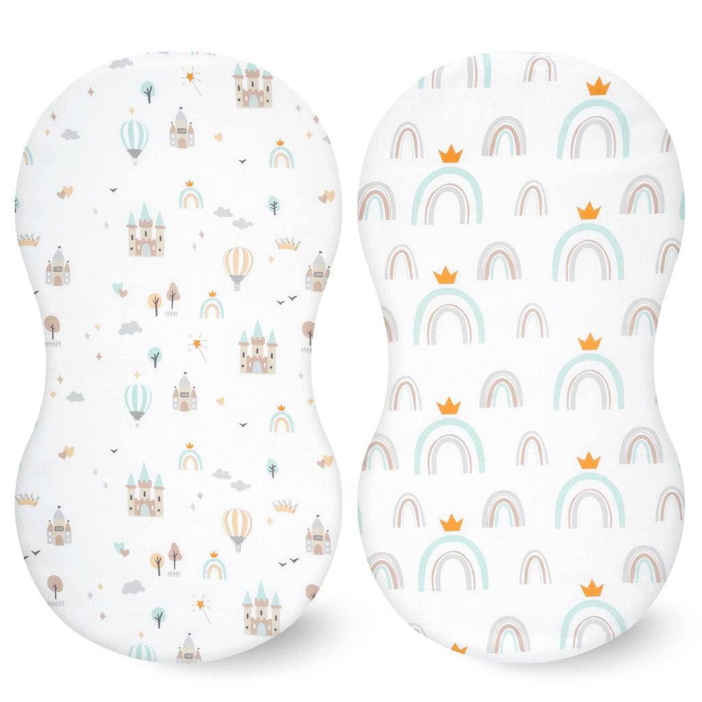 Baby Cradle Fitted Sheet Elastic Printing Baby Caring Table Changing Cover